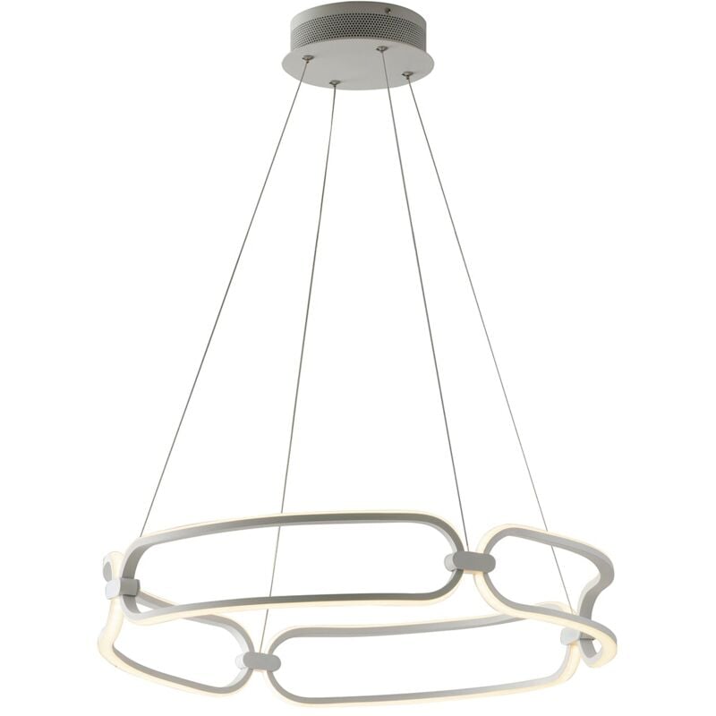 Sospensione infinity Bianco in Alluminio e