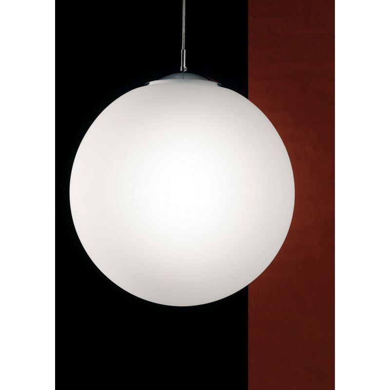 Lampadario City 1xe27 D.35xh100cm Bianca.