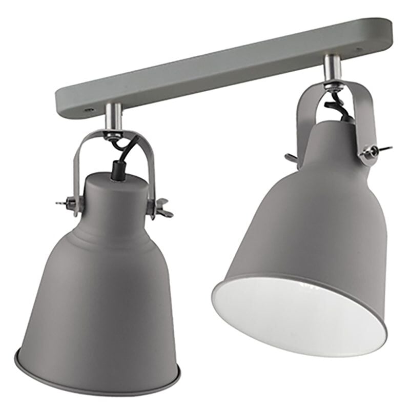 Applique legend in metallo grigio con interno