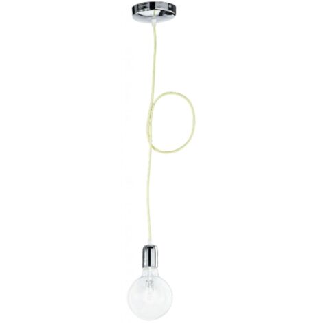 FAN EUROPE - LUCE PENDENTE COLORE GIALLO1XE27