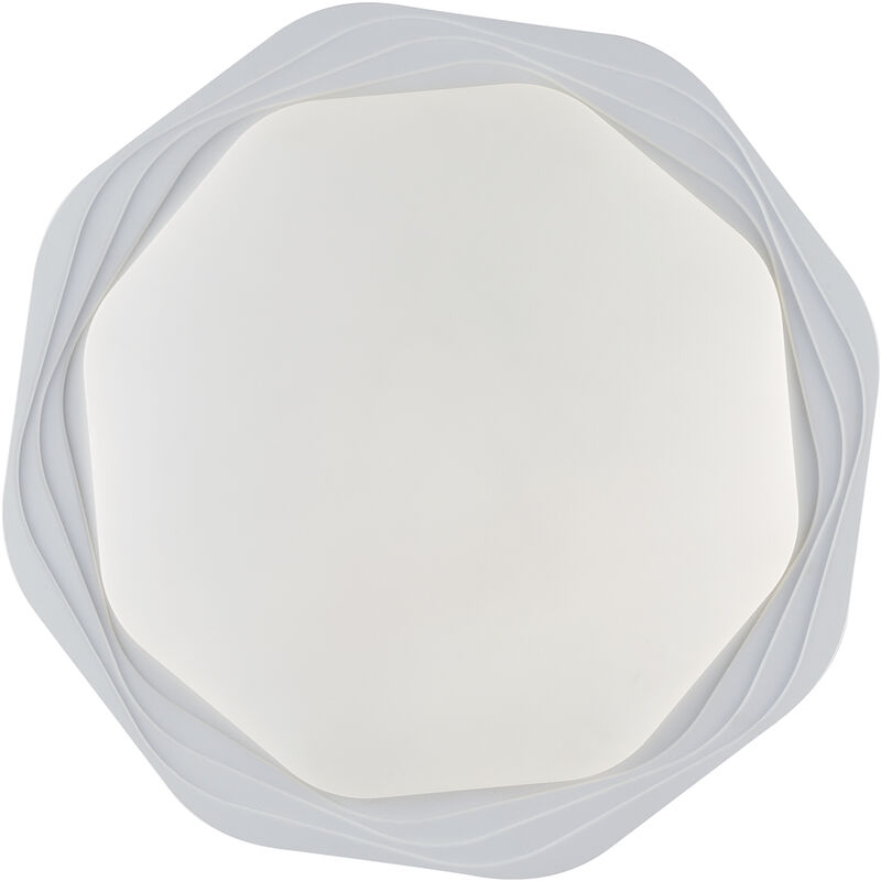 Image of Luce Ambiente E Design - Plafoniera led daisy in acrilico bianco 24W con 3 step cct 42 cm. - Bianco