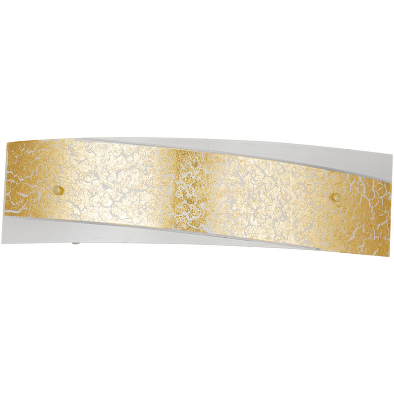 Image of Luce Ambiente E Design - Applique paris oro in vetro (2xE14) - Oro