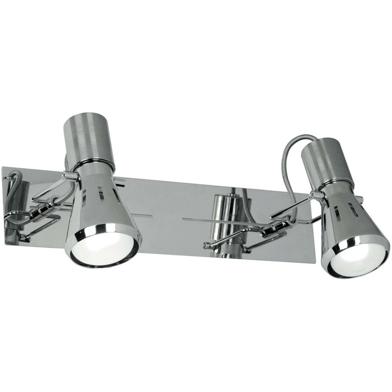 Spot cadillac in metallo cromato con due punti