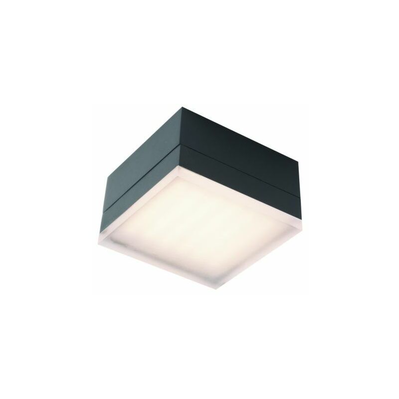 Image of Outlet - plafoniera led tutor antracite 10W 600LM cct IP54 wifi 10,8X10,8X6,5CM