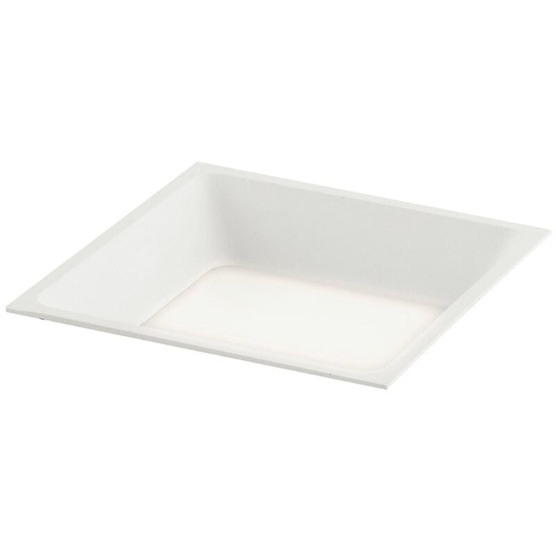 Incasso led xanto quadrato bianco satinato con