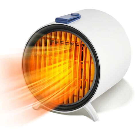 Fan Heater, Ceramic Fan Heater, 500W Electric Fan Heater, Overheat Protection, Space Heater, for Indoor, Office, Home, Bedroom