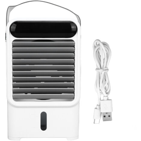 Fan Humidifier 500ml USB Powered 6W 2A 5V Air Cooler Three Levels Adjustable Pull Out Design Windowless Air Conditioner