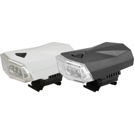 Fanale anteriore bici universale quattro LED bianchi
