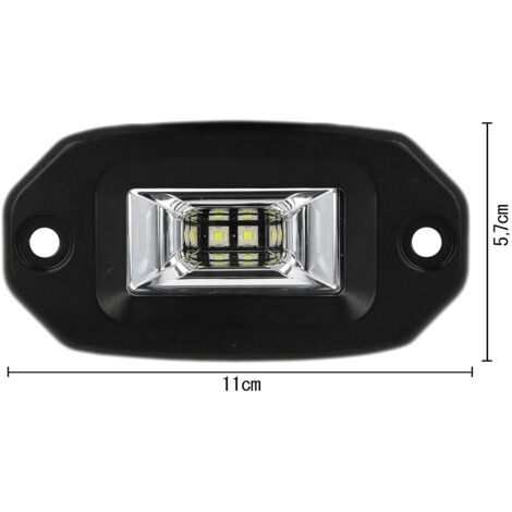 Fanale Luci Diurne A Led DRL Work Light Faro Da Lavoro Cree 10W 12V 24V Per Auto Camion
