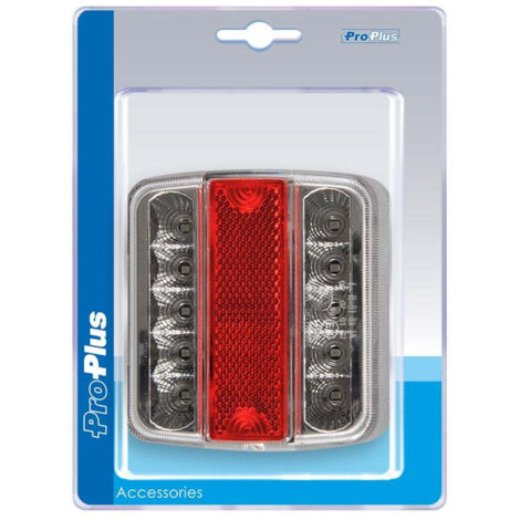 Fanale posteriore 4 funzioni 98x105mm 14led in blister