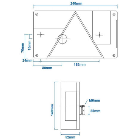 Fanale posteriore aspock multipoint ii sinistro in blister