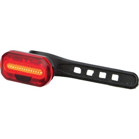 Fanale posteriore bici quondici LED rossi aggancio al telaio