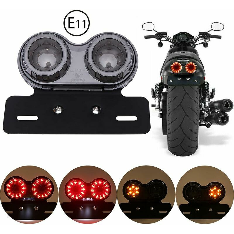 FVO - Fanale posteriore per moto 40 led Luce freno...