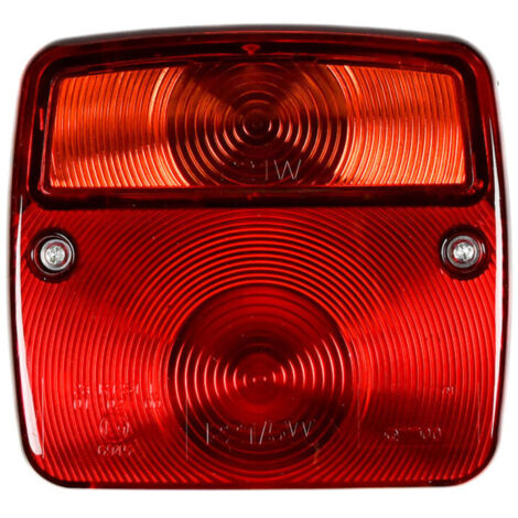Fanale Posteriore per Rimorchio/Roulotte 12V 10,4x9,75x5cm