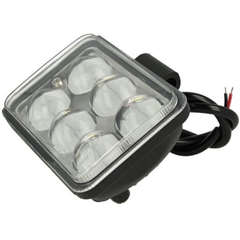 Fanale Rettangolare 18W DRL Daylight Led Work Light Faro Da Lavoro 9V 12V 24V 36V 48V 60V 6X3W IP67
