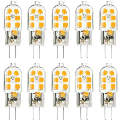 Fantablau Lot de 10 ampoules LED G4 3 W à économie d'énergie 25 W équivalent halogène/lampe à incandescence