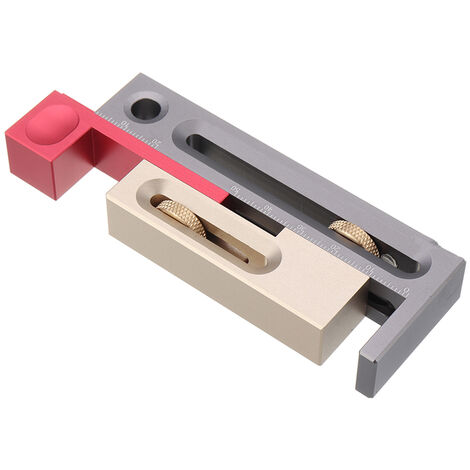 Fantablau Table Slot Adjuster Mortaise Tenon Outil de travail du bois mobile