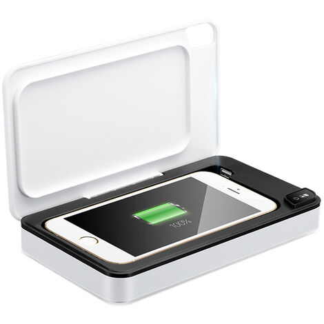 Fantablau UV Stérilisateur Désinfection Case Box Chargement sans fil