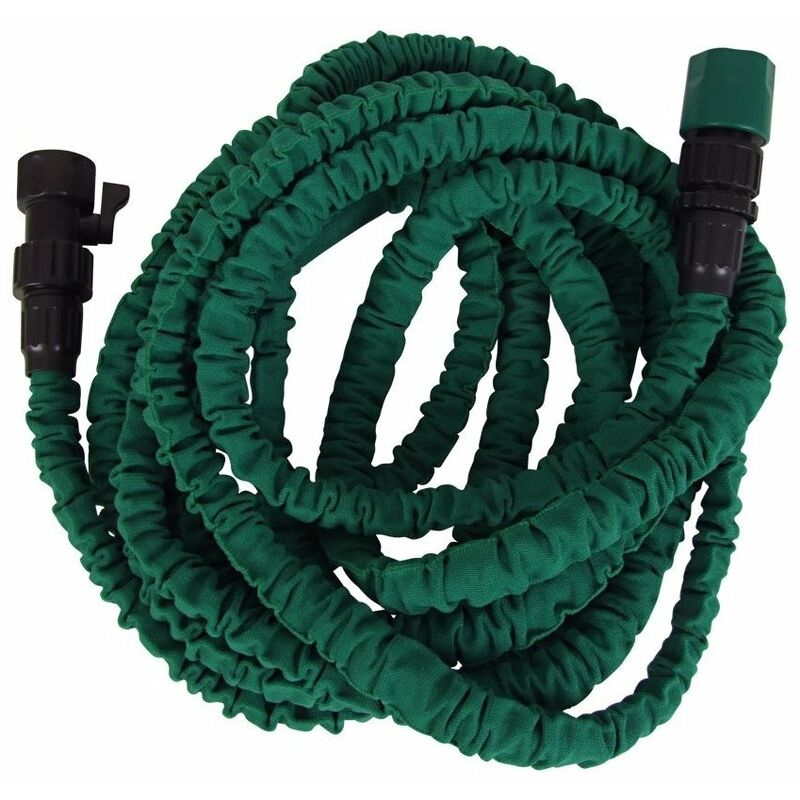 

Fantastic Hose, Manguera autoextensible, ideal para casa, regar, lavar el coche, jardín, longitud máxima 7,62 metros, color verde