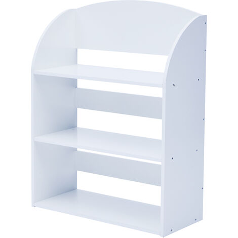 Fantasy Fields by Teamson Kids Child Sized Bookcase with 3 Shelves, White