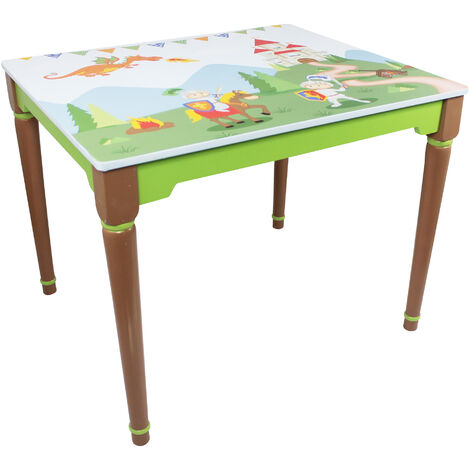 Fantasy Fields Knights Dragons Kinder Kids Holztisch (ohne Stühle) TD11837A1