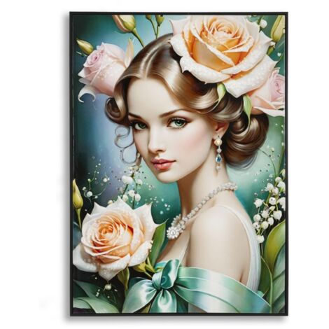 FANTASY LACQUERED CANVAS WITH FRAME -B- CM 72X4X102