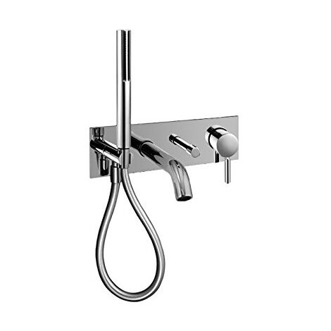 Fantini 5002E320B Parti Esterne per Miscelatore Vasca, Argento