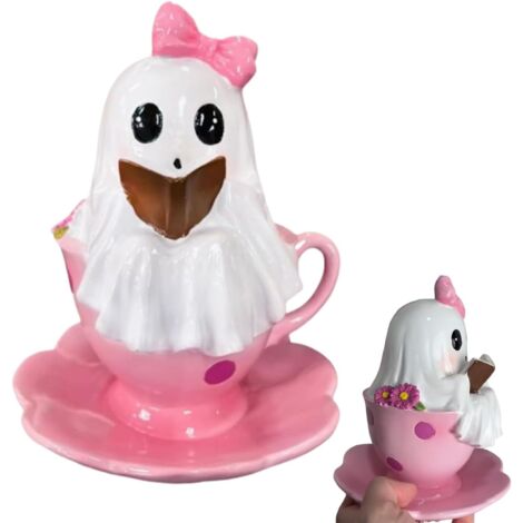 fantme dHalloween figurine fantme tasse th dcorations