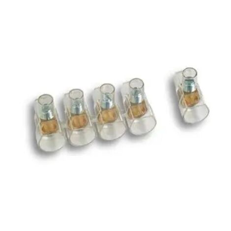 FANTON 62903 Stecca da 10 morsetti isolati singoli per cavi sez. max 4 mm²