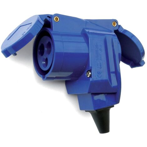 FANTON 73002 Adattatore CARAVAN presa 2P+T 16A 200-250V 6h IP44 presa tedesca 2P+T 16A IP44