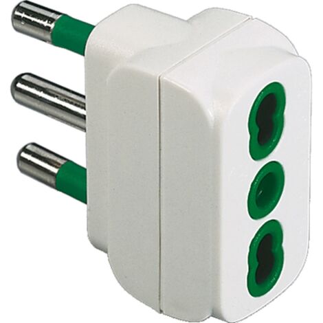 Fanton 82110 Adattatore Da S17 A 1P17/11 Bianco