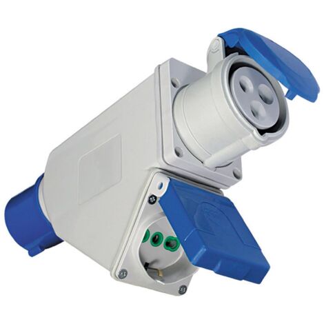 Fanton Adattatore Industriale - Blu - 16A CEE IP44