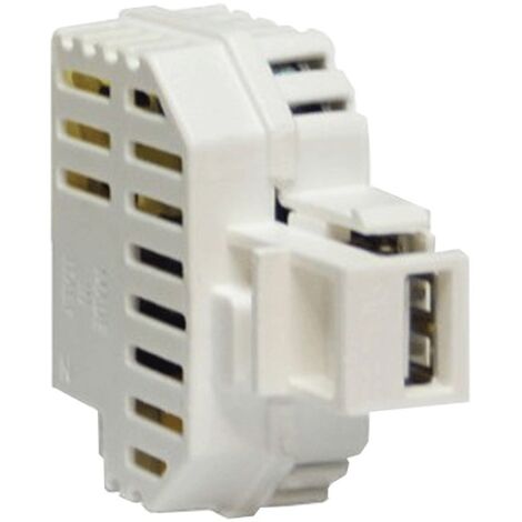 Fanton Cargador USB incorporado 5V 2.1 blanco 82890