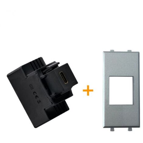 Fanton caricatore 1 USB-C 3A Ricarica rapida 18W Compatibile AVE Allumia - 82901