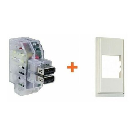 Fanton caricatore doppia presa Usb A 5V 2,4A compatibile Now sabbia - 82892-NS