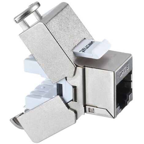 Fanton RJ45 CAT.6 Toma vertical FTP Gris 23711