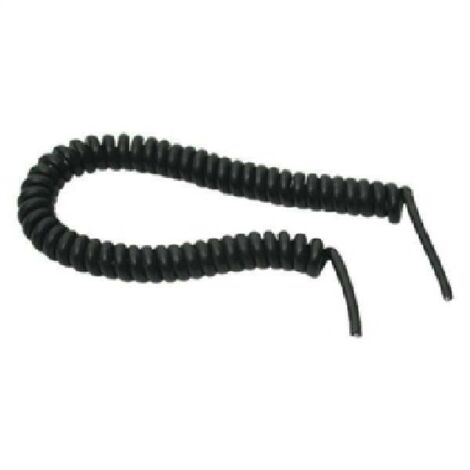 Fanton s.p.a. cordone estensibile m. 5 4x1 senza spina e presa nero 90151