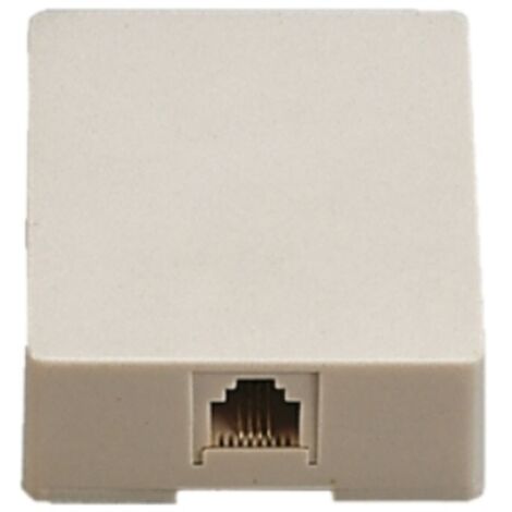 Fanton Steckdose plug 6/4 mit doppelseitigem Kleber 22250