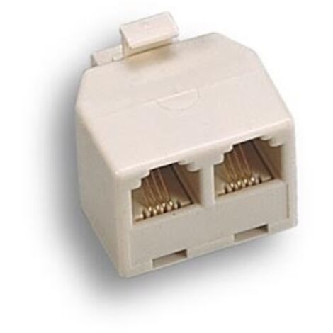 Fanton Telefon-Adapter 1 PLUG auf 2 PLUG 22350