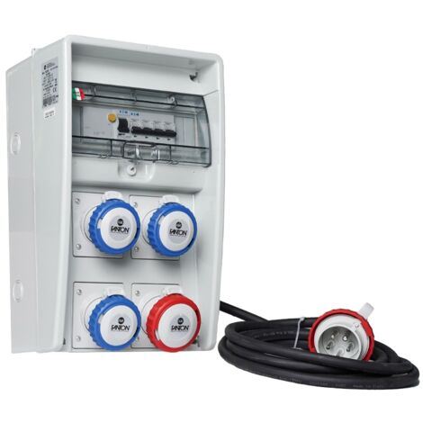 Fanton U250 ASC 9kW Schaltschrank mit 4 CEE Steckdosen und 2 Protektoren 74319