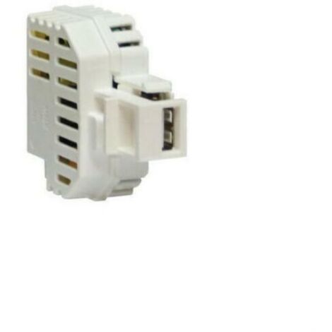Fanton USB Keystone Fuente de alimentación empotrada 3A Blanco 82896