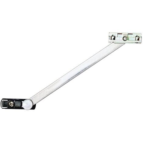 Fapim – Compas limiteur d'ouverture à frein 220 mm – Inox pour châssis à soufflet – Frein réglable pour contrôle d'ouverture – Compatible avec gorges européennes