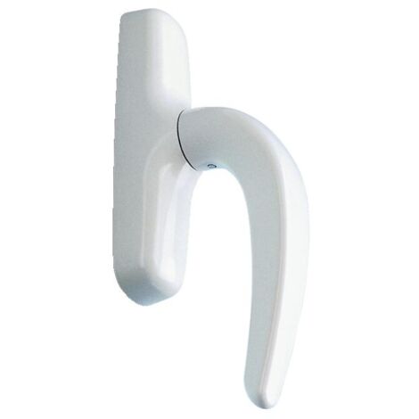 Fapim – Crémone 1 fourche type Néfer Midi finition gris RAL 7016 satiné – Entraxes 84/92/98/104 mm – Poignée aluminium – Fourche inox réversible