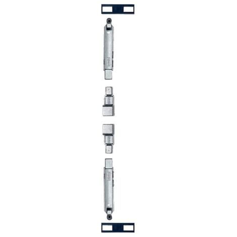 Fapim – Kit de verrouillage pour châssis aluminium 2 vantaux – Gâche pour serrure électrique – Installation facile sur profilés européens