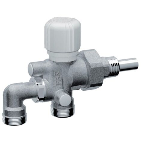FAR 1425 Valvola Mono-Bitubo Termostatizzabile Cromata Ø3/4" Interasse 48-65Mm - 1425 3465