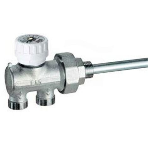 FAR 1450 Valvola Monostile Cromata Ø3/4" Per Rame Con Sonda Ø12 - 1450 3412
