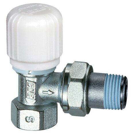 FAR 1620 Valvola Termostatizzabile A Squadra Cromata Ø3/4" Attacco Ferro Con Codolo - 1620 34