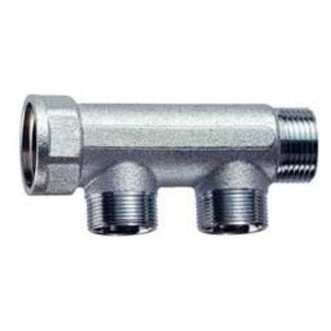 FAR 3300 Collettore Lineare Cromato Diam.3/4" Maschio Femmina X 24/19G 2 Derivazioni - 3300 34