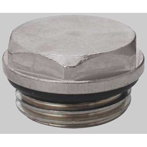 FAR 4125 Tappo Cromato Diam.1/2" Maschio Per Derivazioni Collettore - 4125 12