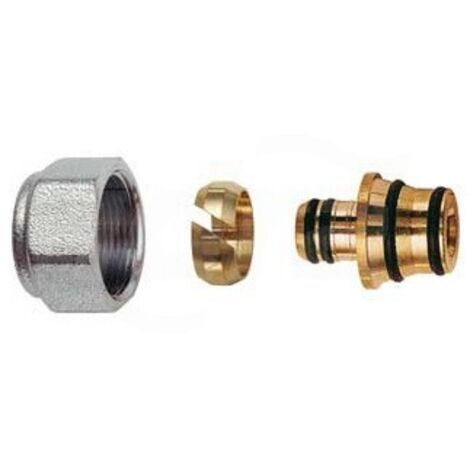 FAR 6055 Raccordo Adattatore Multistrato Ø16,2X2,6 Dado Cromato - 6055 58278